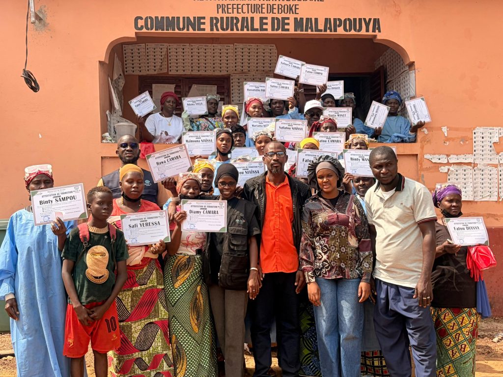 Clôture de la formation d’autonomisation des femmes à Malapouyah : SD Mining renforce les capacités locales