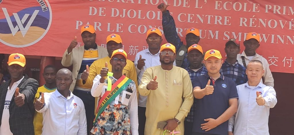 Malapouya / Éducation : Le Consortium SMB-Winning remet officiellement l’école élémentaire de Djololé-centre