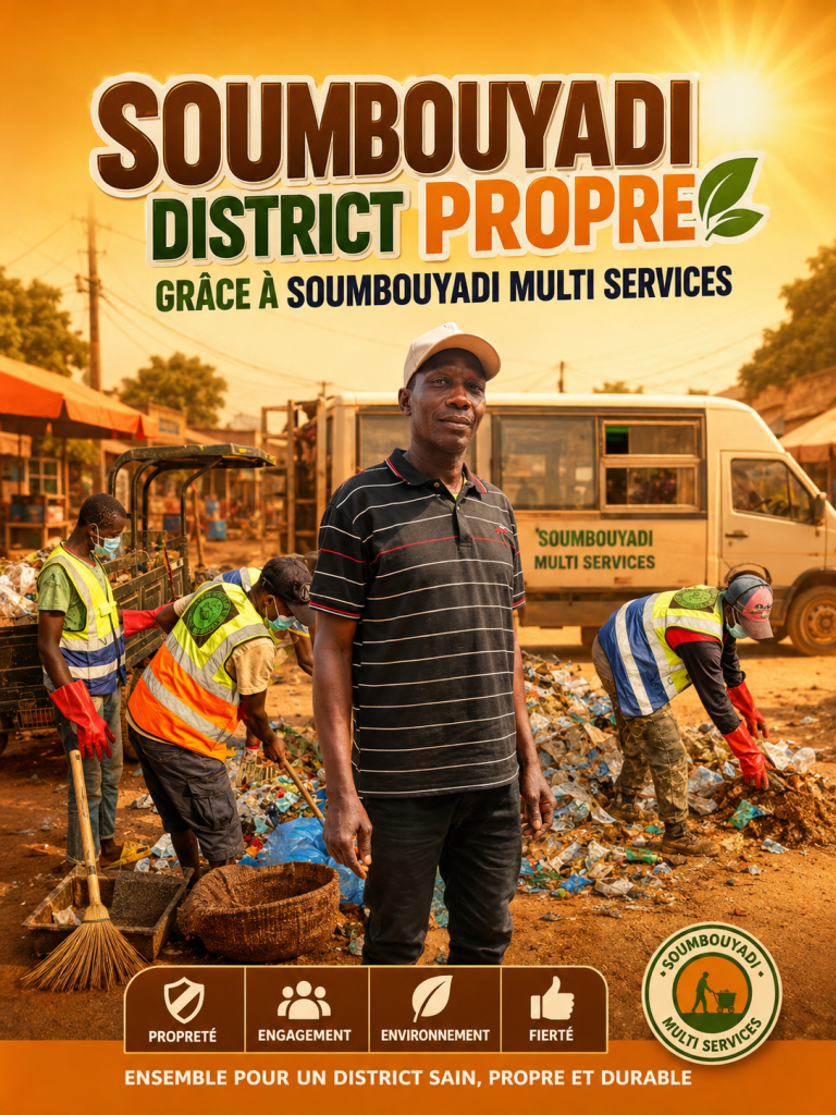 Soumbouyadi : la jeunesse se mobilise pour un district propre et exemplaire