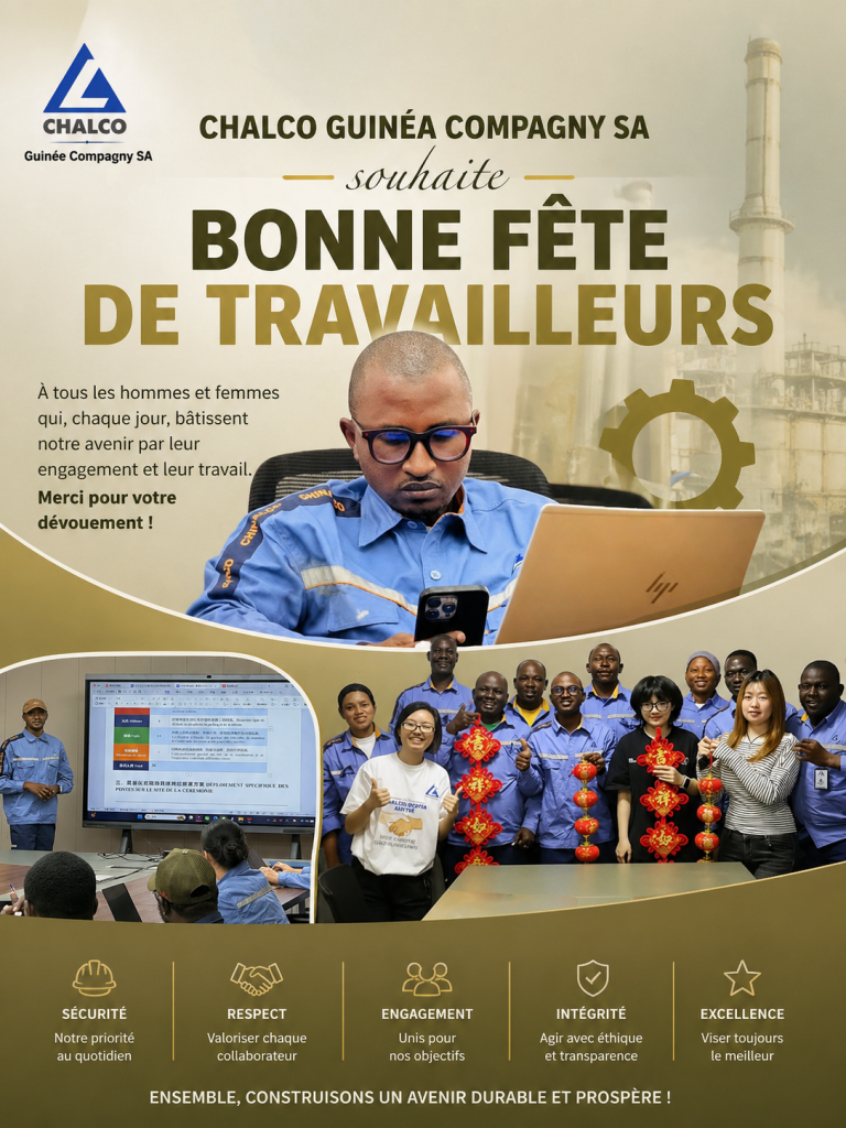 1er Mai – Hommage aux bâtisseurs du progrès chez Chalco Guinea Company S.A.