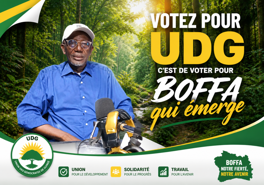 Législatives à Boffa : un candidat de l’UDG prône transparence, unité et développement
