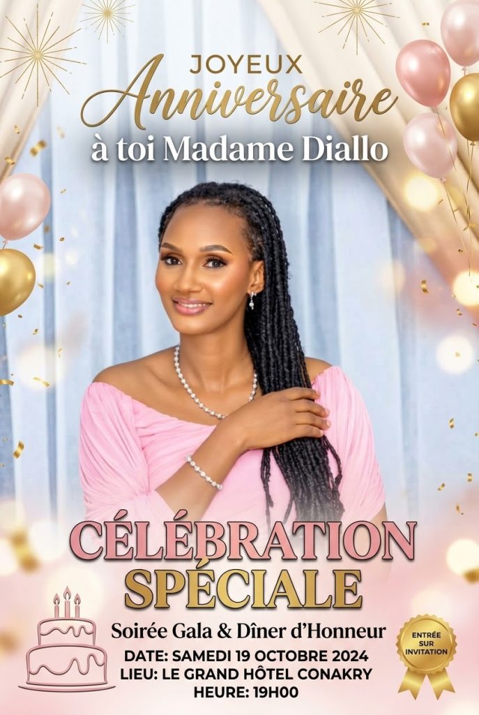 ANNIVERSAIRE DE FATОUMATA LAMARANA BAH DIALLO : QUATRE ANS D’AMOUR, UNE VIE DE COMPLICITÉ